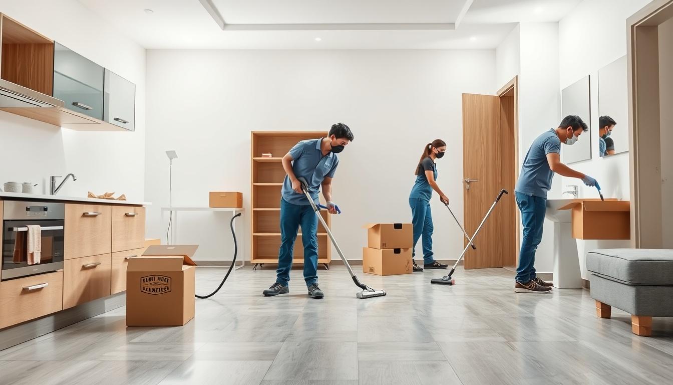 Move-in and move-out cleaning